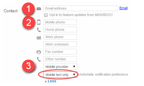 how do i send auto emails and text messages to my staff members emails to text messages
