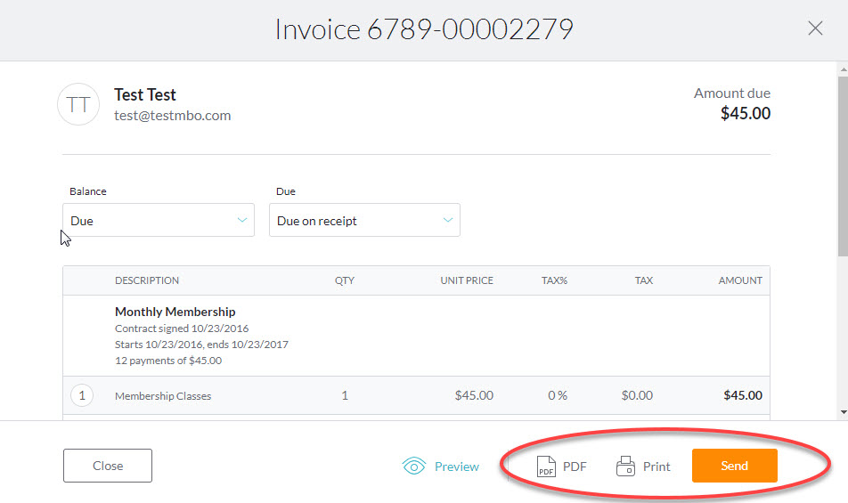 how do i send an invoice