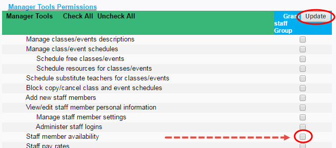 how do i allow my staff to only edit their own appointment availability how to make availability schedule