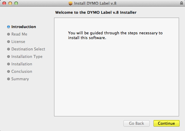 dymo printer driver for mac