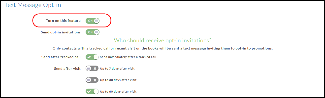 enabling automated text message opt ins frederick automated text message