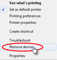 remove - My printer isn't printing. What's wrong